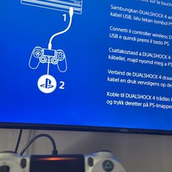 PS4 and Controller, +2 Games 