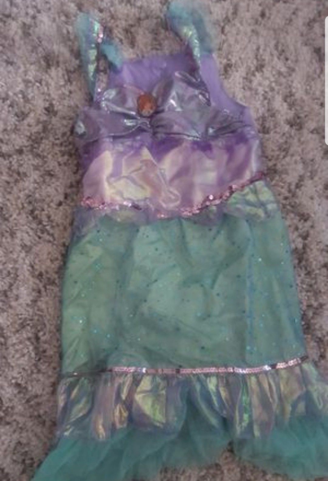 Halloween girl costume. Disney little Mermaid. 6x