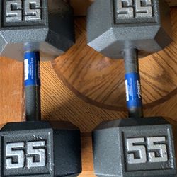 Dumbbells 55lbs