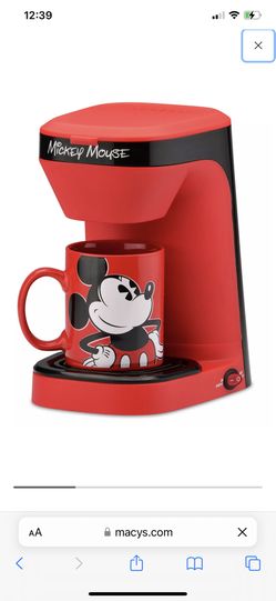 Mickey Mouse Coffee Maker With Cup