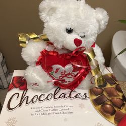 Mothers Day Bear & Premium Chocolates  30 Pcs