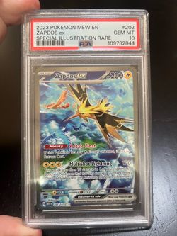 PSA 10 Zapdos Ex SIR 151