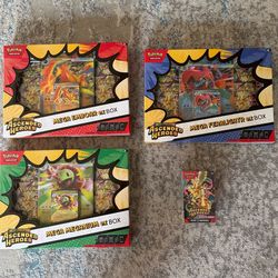 Ascended Heroes  booster bundle and EX boxes