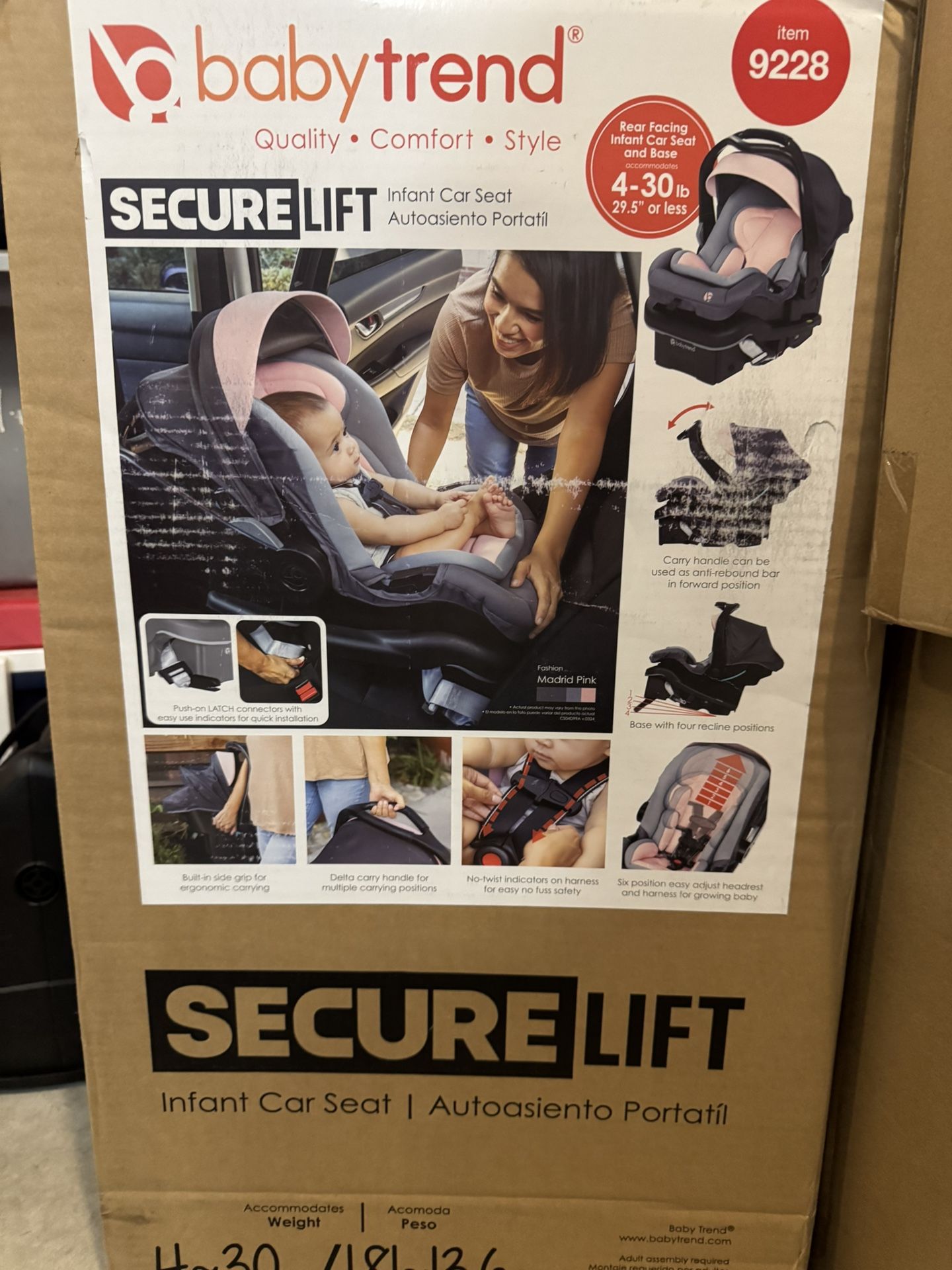 Babytrend Secure Lift Infant Car seat