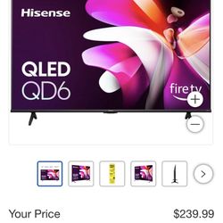 Hisense 55" QD6 - 4K UHD QLED LCD Fire TV