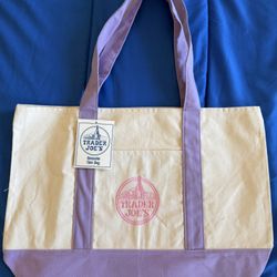 Trader Joe’s Pastel Color. Large Lavender Tote