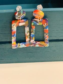 Fun pop of color earrings