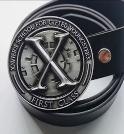 One Xmen X-men Belt buckle 35 each belt not included SHIPPING AVAILABLE