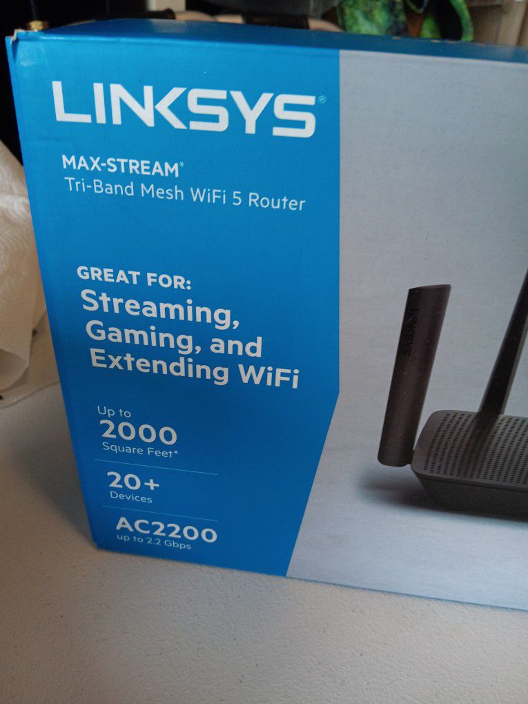 Linksys EA8300 Max Stream Dual Band Wireless Router - Black