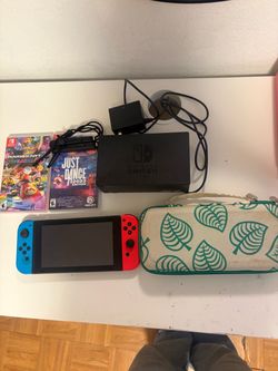 Nintendo Switch Bundle with Games and Case