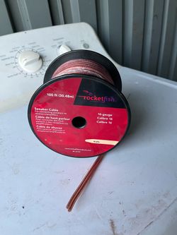 16 gauge speaker wire… 100 ft
