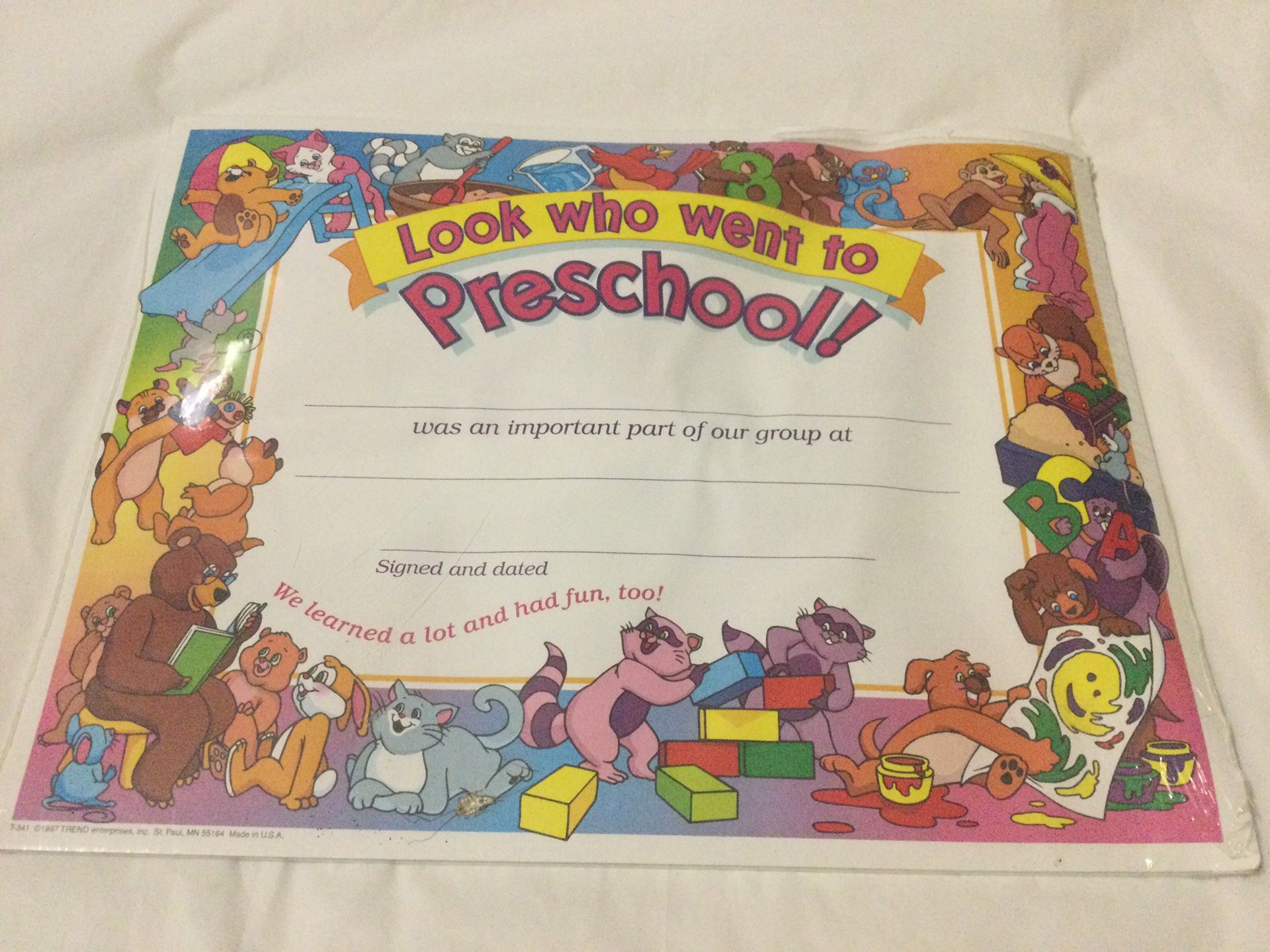 30 New Preschool Graduation Certificates
