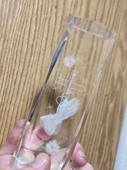 Religious artistic glass peice