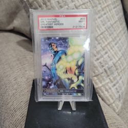Marvel MR. Fantastic Grestest Heroes Graded PSA Mint-9 Marvel Card