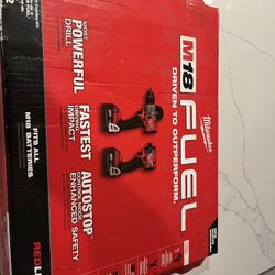 Brand New Milwaukee Hammer And Impact Drill 