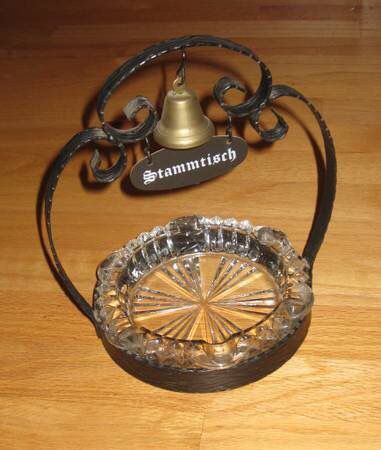Vintage German Ashtray Stammtisch Tropenschatz Brasil