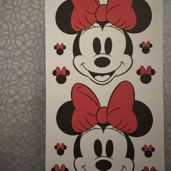 Disney Minnie Mouse Diecut Paper Sheet of stickers Scrapbook  Arts & Crafts