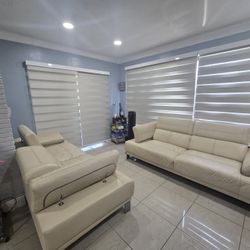 Leather Sofa Set 