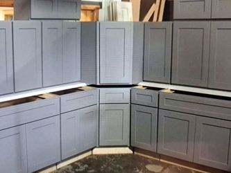 Gray Kitchen Cabinets