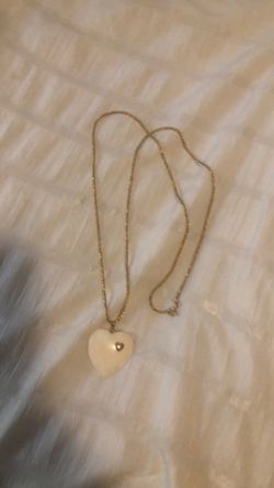 Gold and ivory necklace