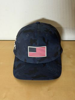 Puma x Volition 6 Panel Deep Navy Camo Adjustable Snapback Hat/Cap Men’s NWOT