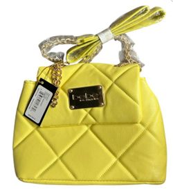 Mini Cute Lemon Yellow Bebe Crossbody Purse