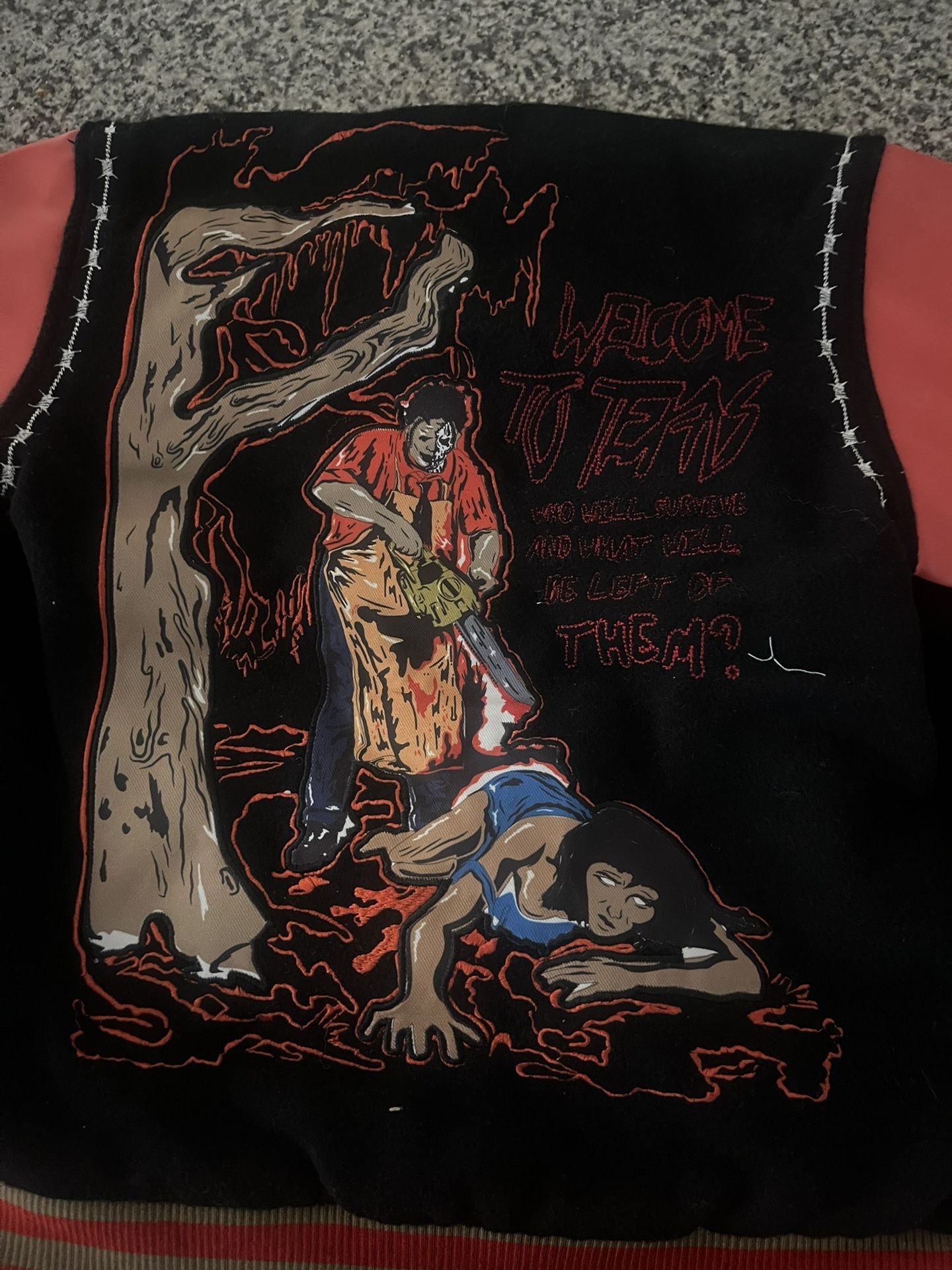Bomber Jacket Halloween Theme