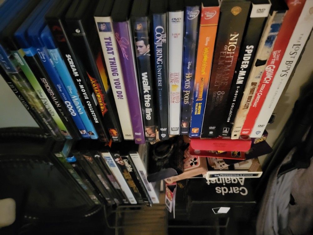 Movies For Sale. Most Are New.