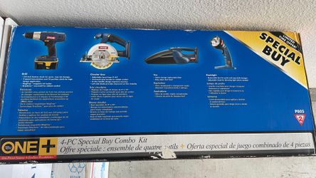 Ryobi ONE+ 18V 4-PC Special Buy Combo Kit P805