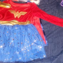 Wonder woman Toddler Girl Halloween Costume
