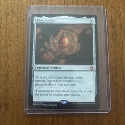 Magic The Gathering Card Mox Amber Very Rare And Great Cond.