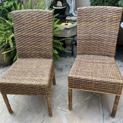 2 POTTERY BARN CHAIRS