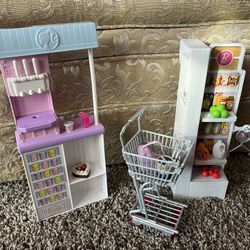 Barbies Grocery Store Playset