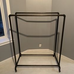 Industrial Clothing Rack 