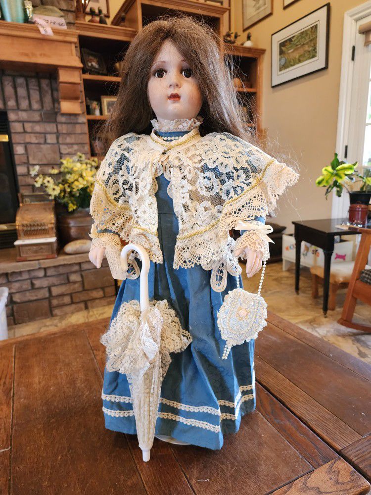 Vintage Victorian Doll 31" $250