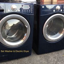 LG Washer & Electric Dryer 