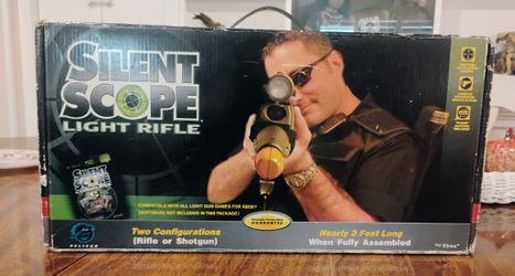 Silent Scope Light Rifle, OG XBOX, NO GAME just the gun and box $150