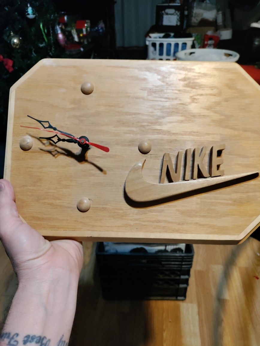 Nike Clock 12 1/2 X 9