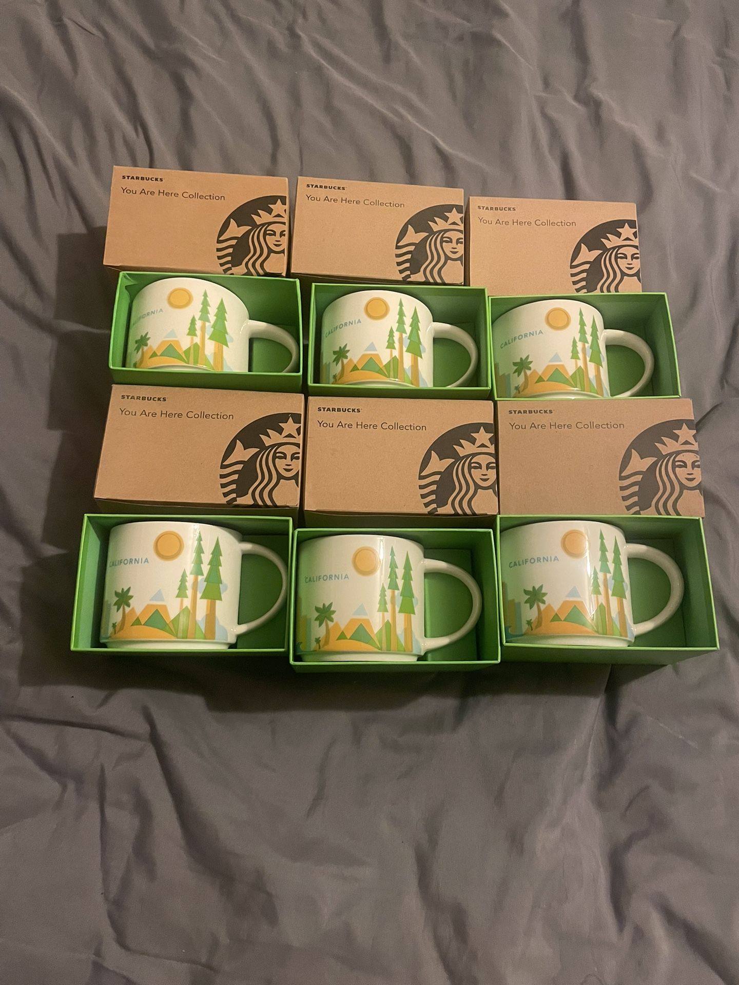 Starbucks “You Are Here” Collection – California Mug (Brand New, Boxed)