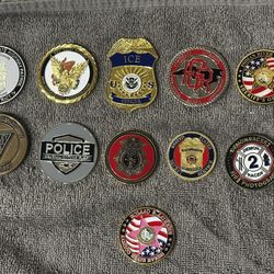 Various Different Challenge Coins