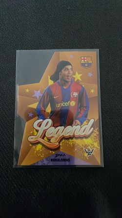 2026 Daka FC Barcelona Team Set Soccer Die-Cut Yellow - Ronaldinho