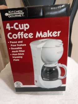 Kitchen Gourmet 4-Cup Coffee Maker