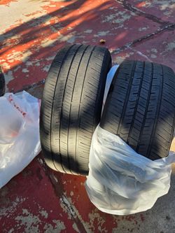 2 tires decent tread