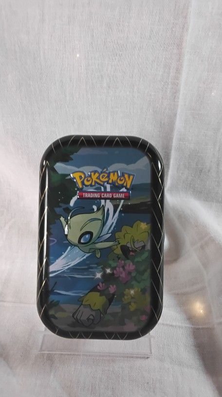 Pokemon TCG Tin Featuring Celebi (Tin Does Not Come With The Cards, Tin Only)