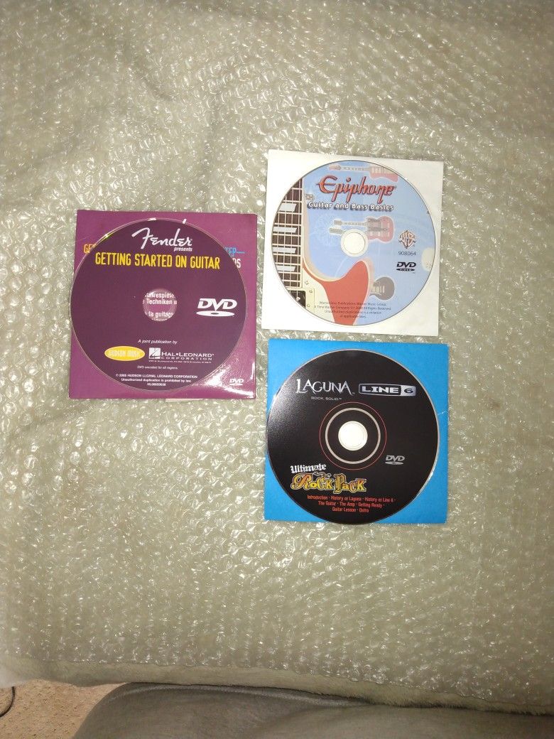 Assorted Guitar Instructional/ Info CD's