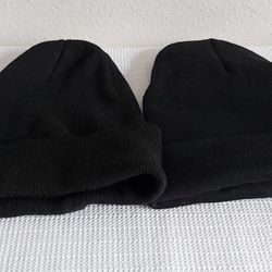 2pcs Morttic Unisex Knit Beanie Hat Cuffed Beanies for Men and Women Warm Winter Hat Ski Hats Cap

