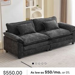 Adonia 86“ Comfy Cloud Couch Loveseat Sofa for Living Room