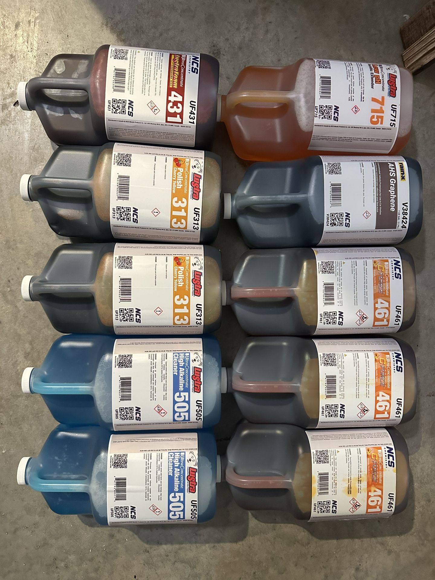 Car Wash Chemicals Concentrated NEW