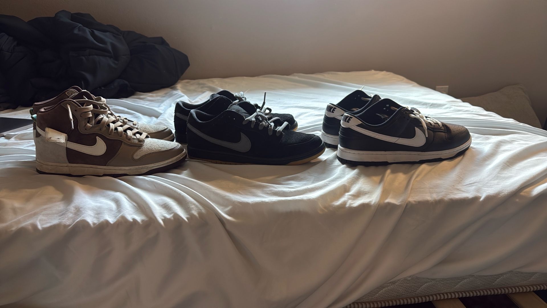 3 Nike Dunks Price Negotiable 