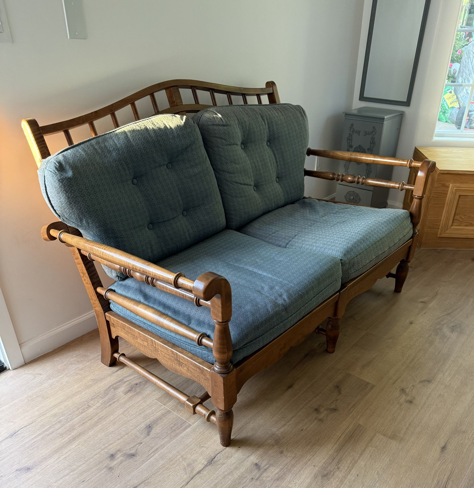 Ethan Allen Two Person Love Seat Bench